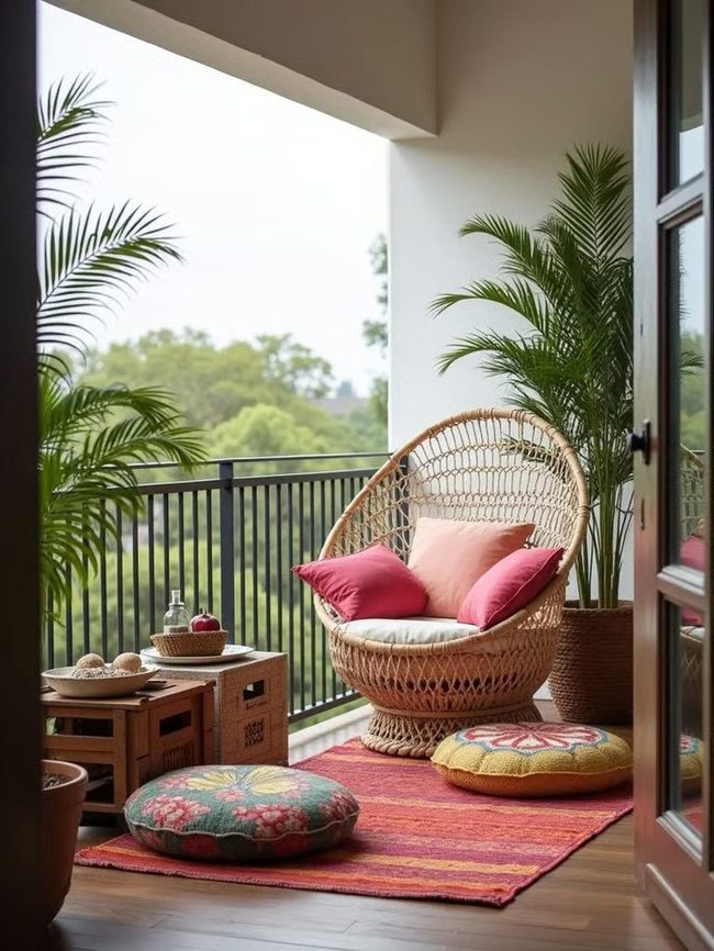 Small Balcony Smart Layout Planning