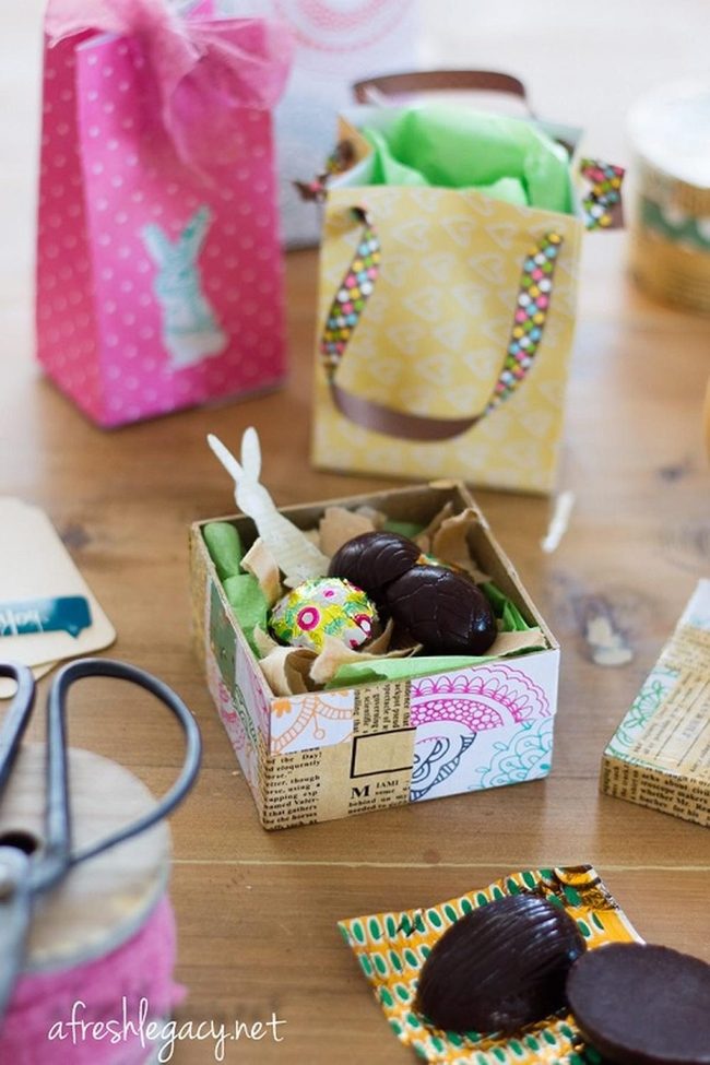 Chocolate Eggs Wooden Table Easter