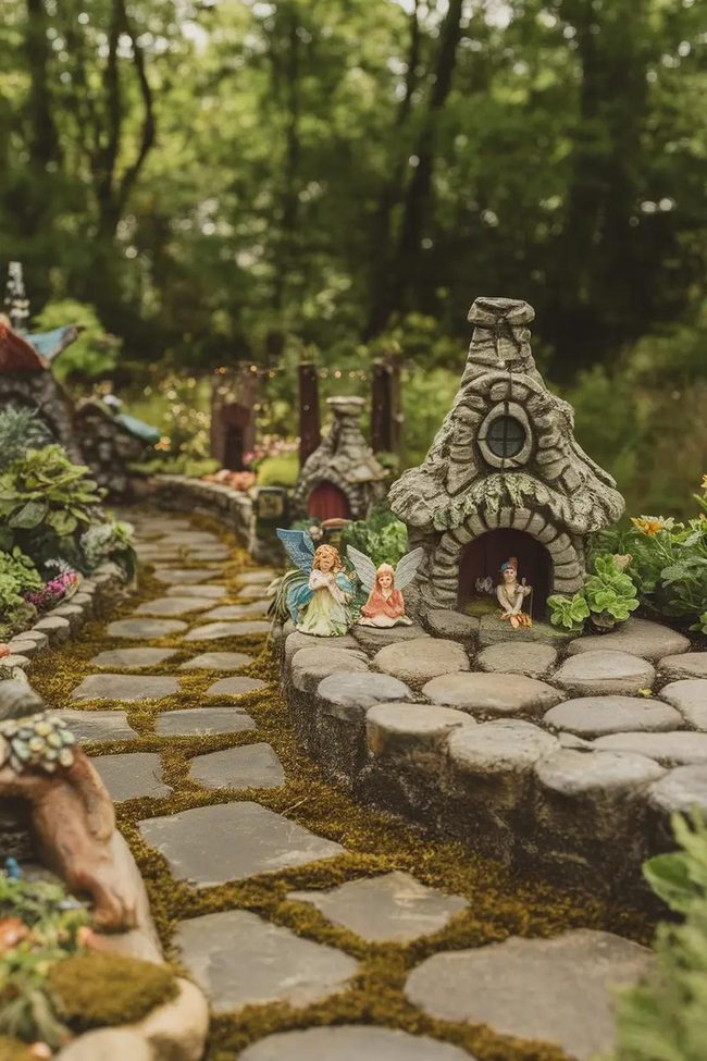 Stone Pathways For Fairy Yards