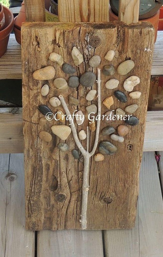 Painted River Rocks Display