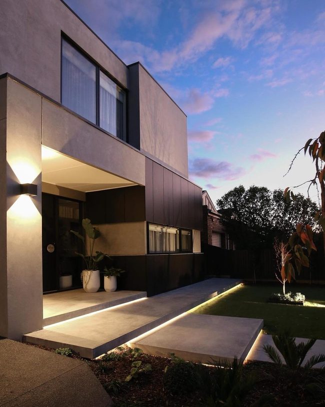 Polished Concrete Meets Modern Light