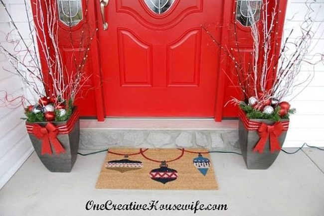 Luminous Evergreen Doorway