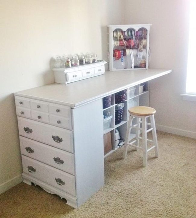 Drawer Dresser Craft Station
