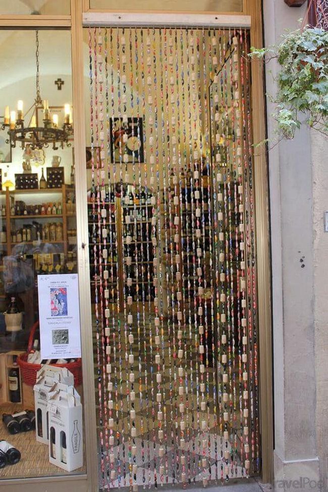 Wine Cork Doorway Divider