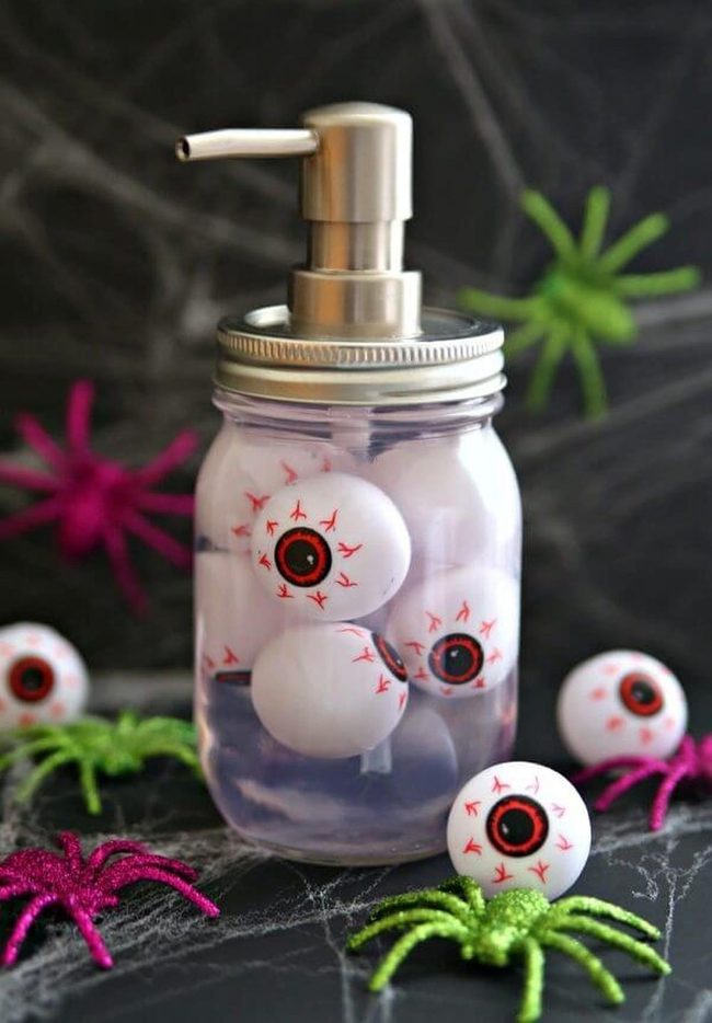 Eyeball Soap Jar Dispenser
