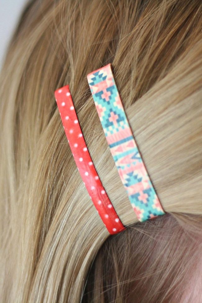 Red Polka Dot Hair Clips