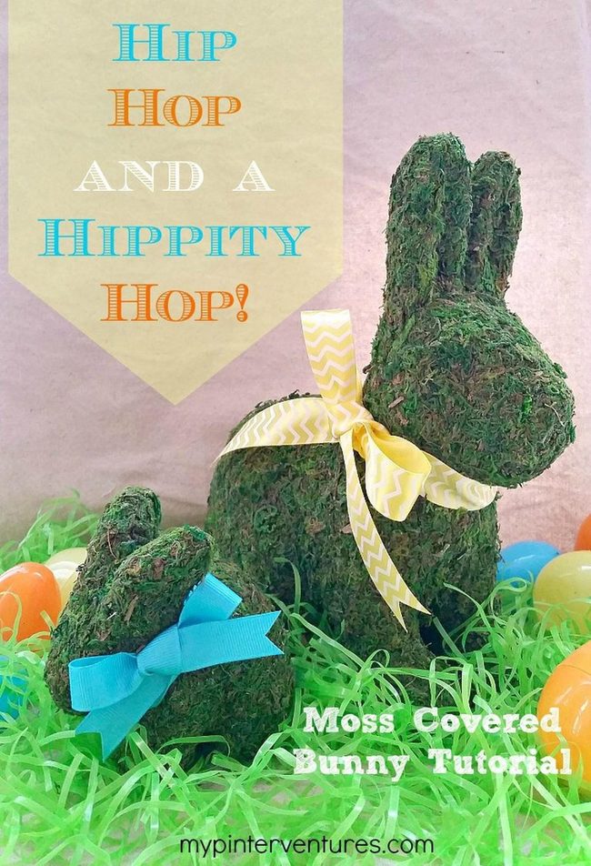 Moss Bunnies, Pastel Eggs