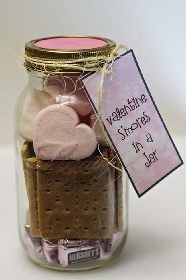 Layered S'Mores In Glass