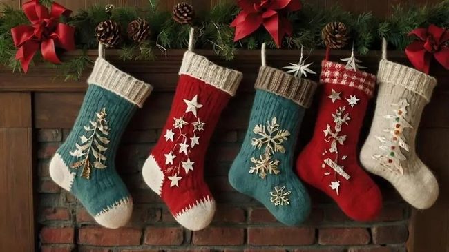 Sweater Scraps Into Stockings