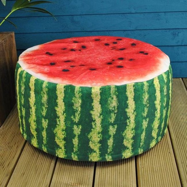 Watermelon Striped Floor Cushion