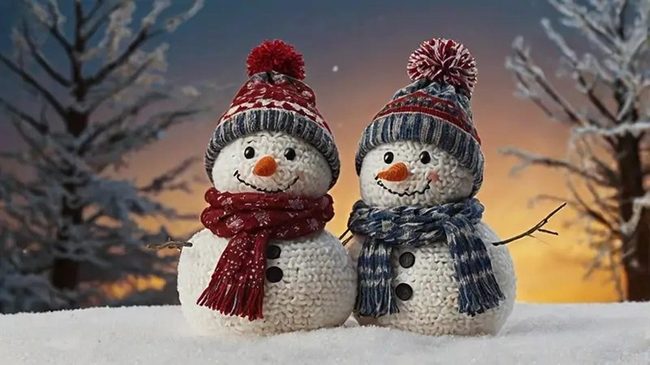 Sock-Stuffed Winter Figures