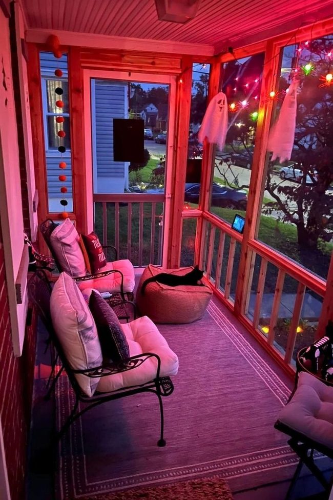 Red Halloween Lighting Effects