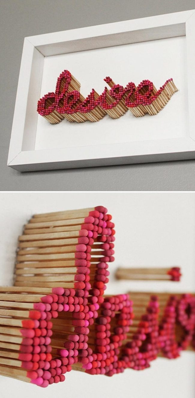 Matchstick Wall Art Bursts