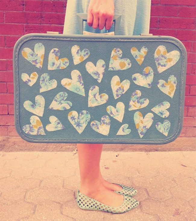 Heart-Shaped Luggage, Brick Statement