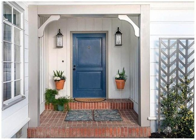 Deep Charcoal Front Door Statement