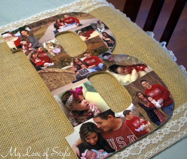 Family Letter Memory Board