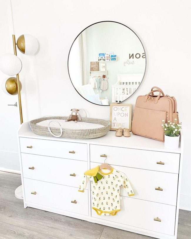 Gold Hardware Nursery Upgrade