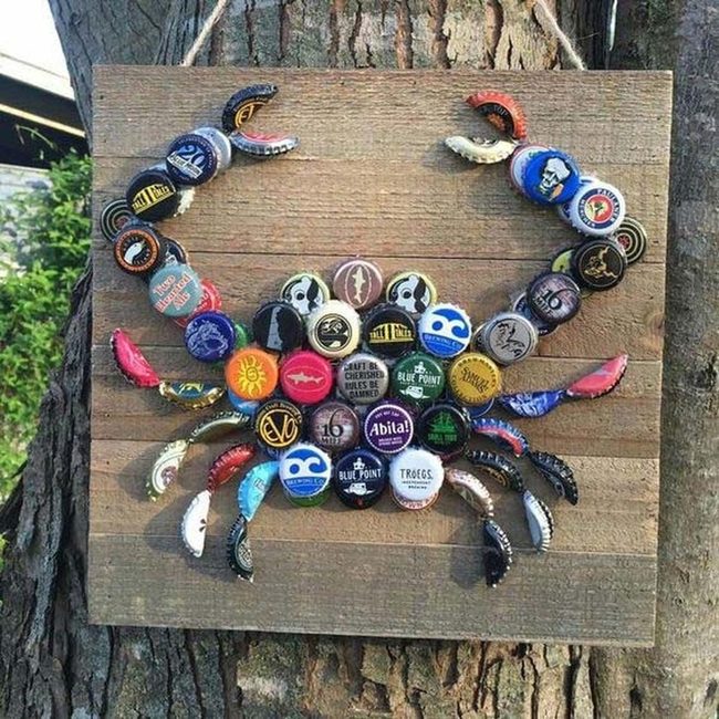 Bottle Cap Beach Creatures
