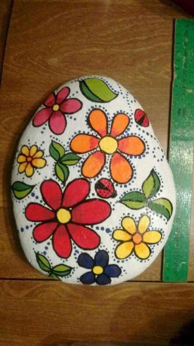 Sunset Leaf Ceramic Dots