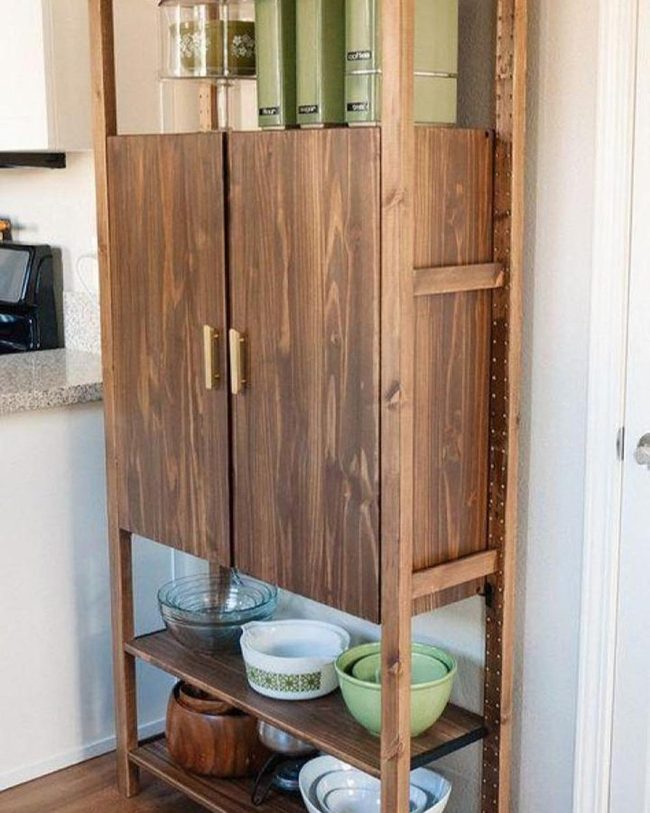 Deep Walnut Pine Systems Units