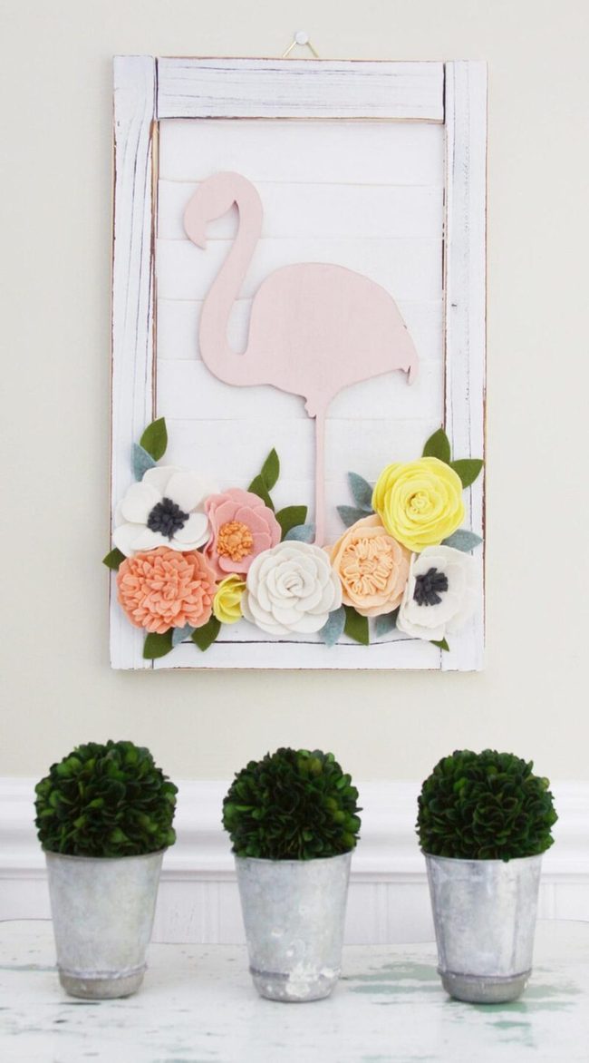 Pastel Porch With Fabric Blooms