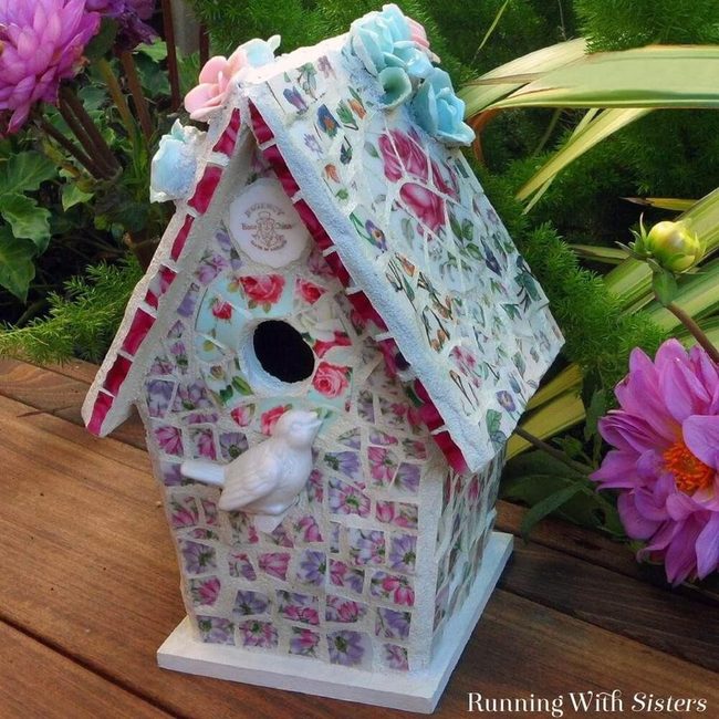 Broken Porcelain Garden Art