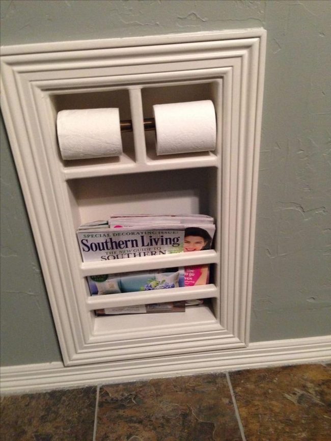Corner Magazine Racks White