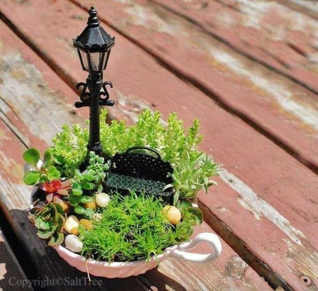 Tabletop Central Park In Moss