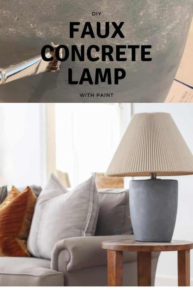 Faux Concrete Industrial Lighting