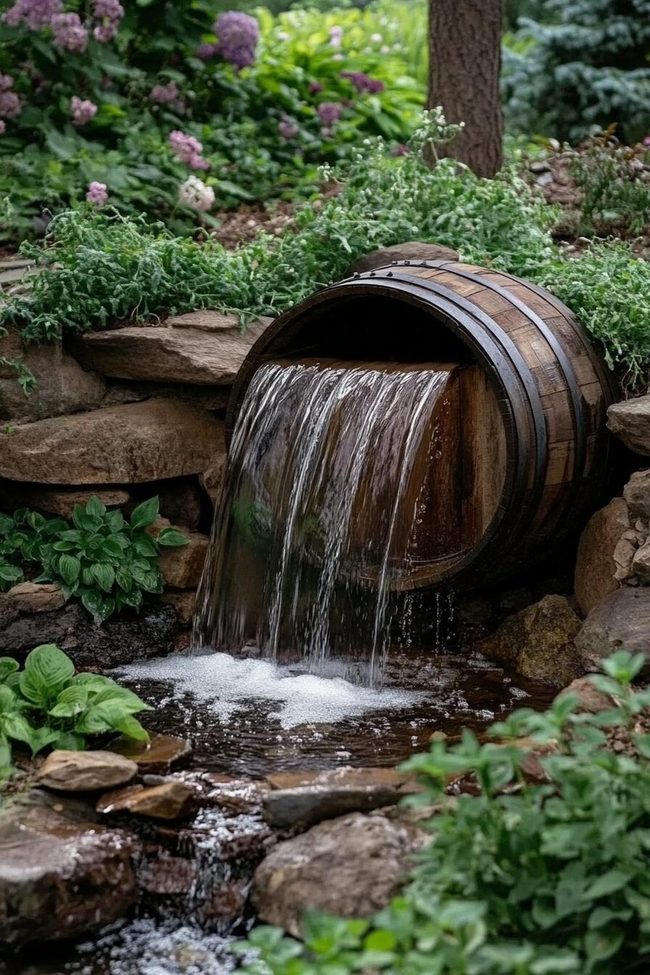 Wooden Barrel Water Vanishes Mysteriously