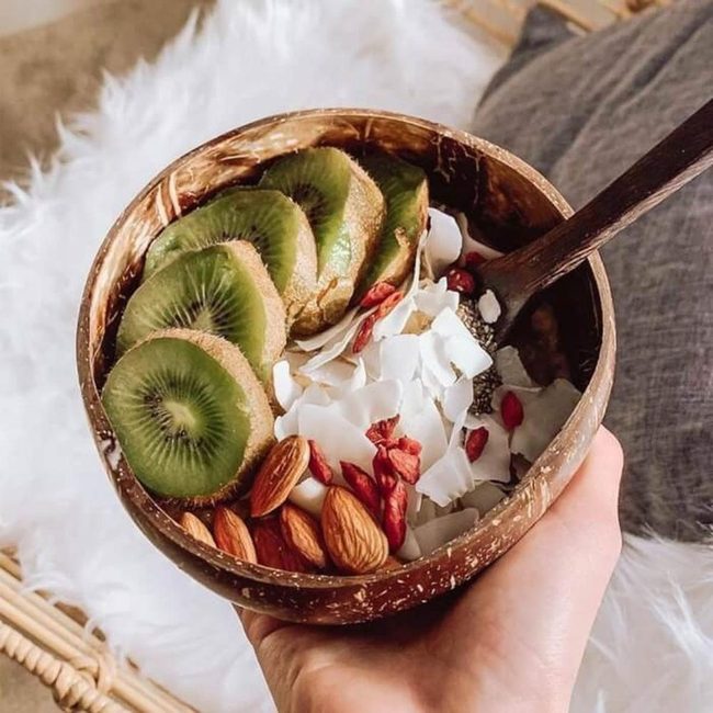 Brown Shell Smoothie Bowls