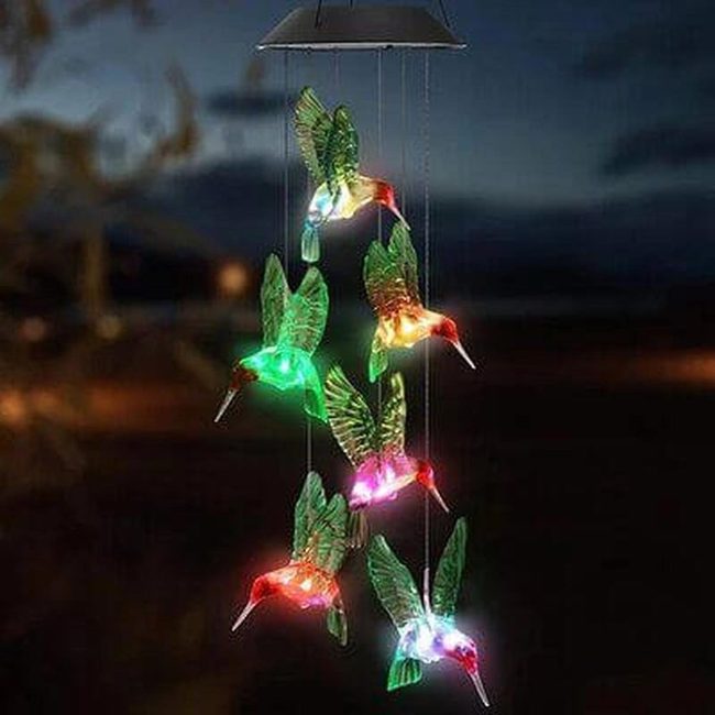 Luminous Hummingbirds Garden Mobile