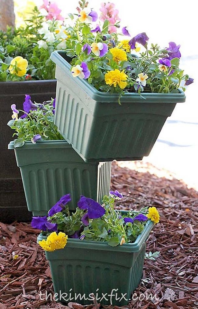 Stacked Blooms Garden Tower