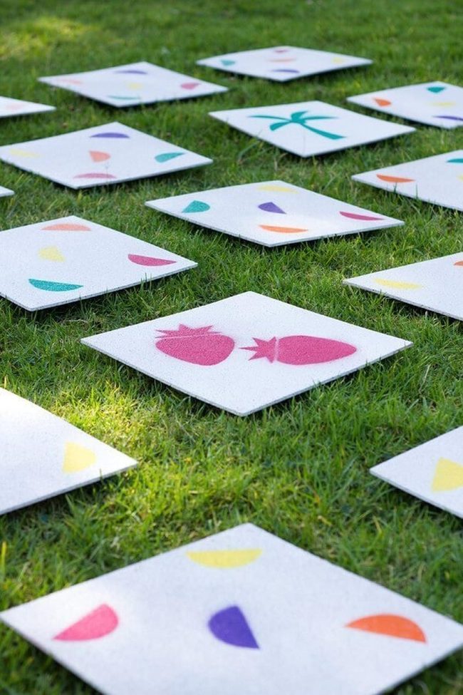 Oversized Matching Tiles Game