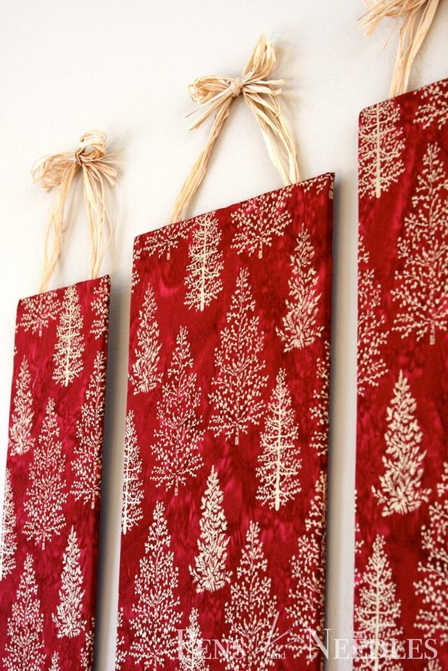 Stacked Gift Bags With Lights