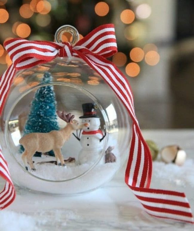 Snowy Glass Winter Terrarium