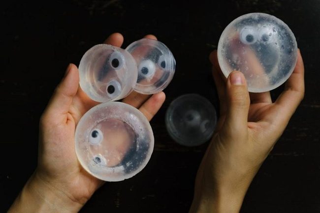 Watchful Eyes In Glass Spheres