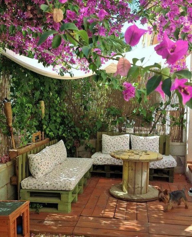 Pallet Wood Lounge Garden