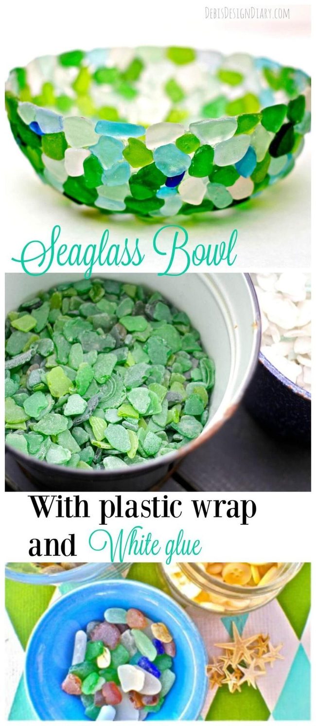 Colorful Seaglass Bowl Stories