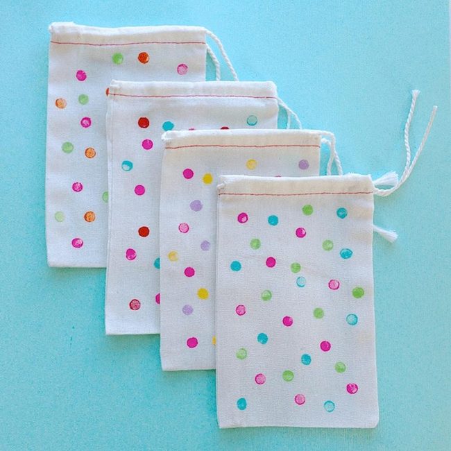 Colorful Polka Dot Storage Bags