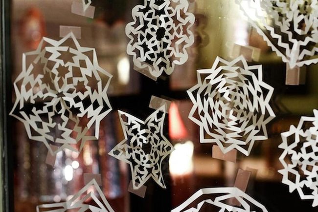 Paper Snowflakes, Sunlit Silhouettes