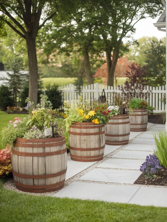 Weatherproof Fabric Backyard Pillows