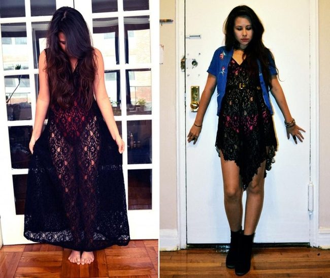 Black Lace Pink Surprise