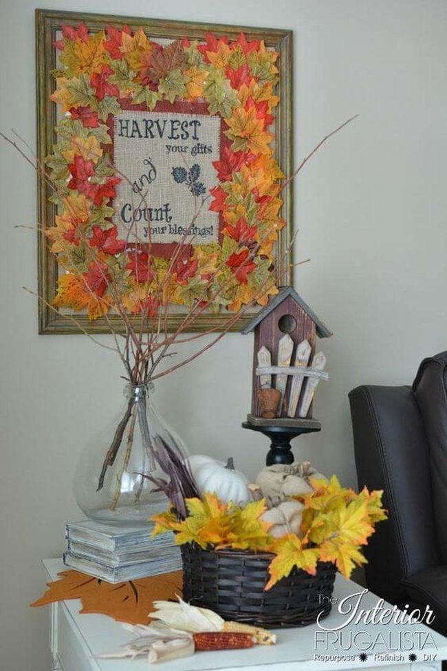 Autumn Leaves Photo Frame