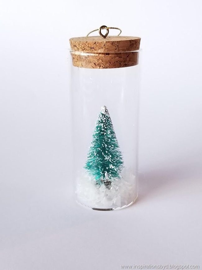 Miniature Glass Winter Terrariums