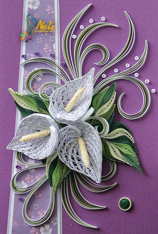 White Florals Against Deep Purple
