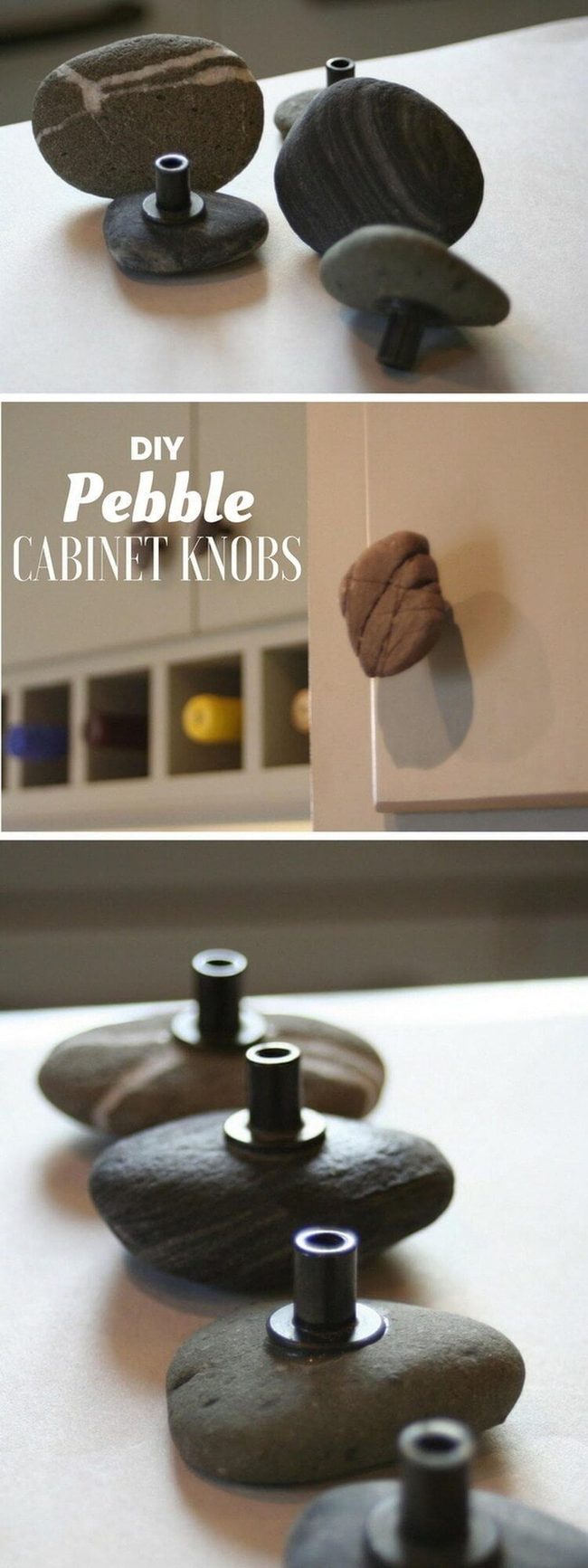 Polished Stone Cabinet Knobs