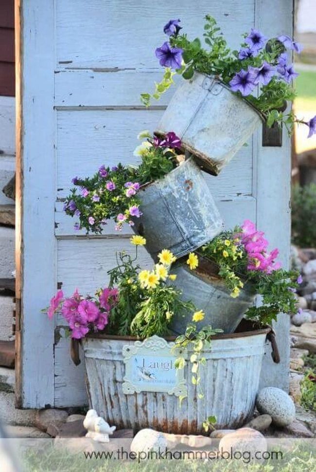 Stacked Blooms, Vertical Garden