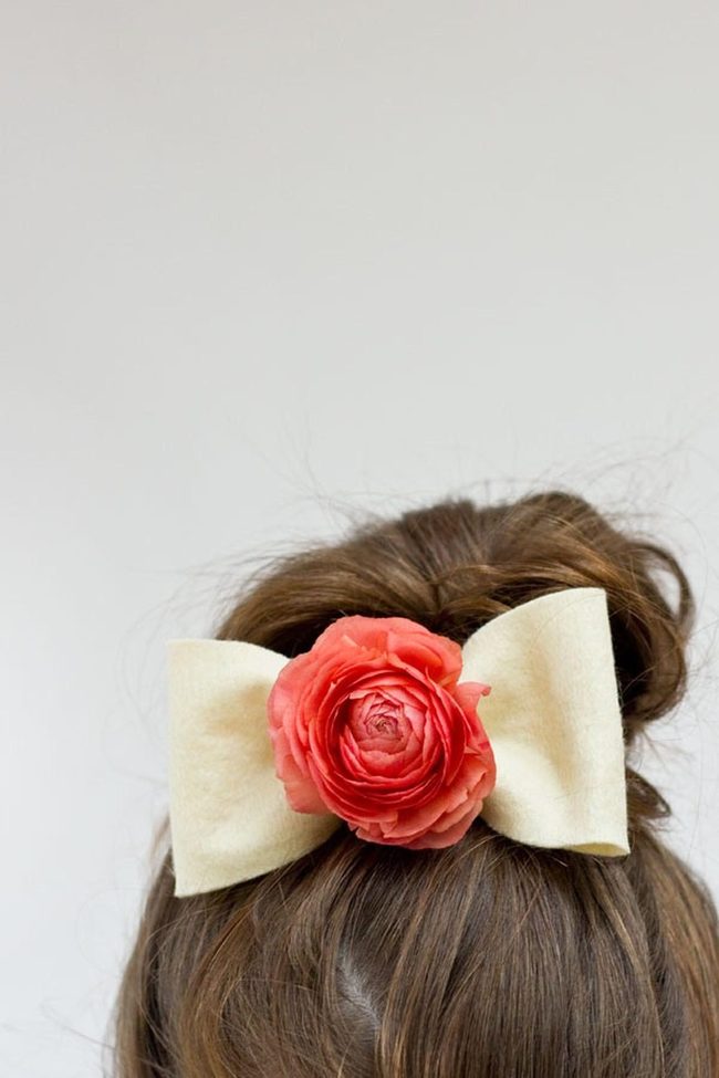 Cream Bun Coral Bow