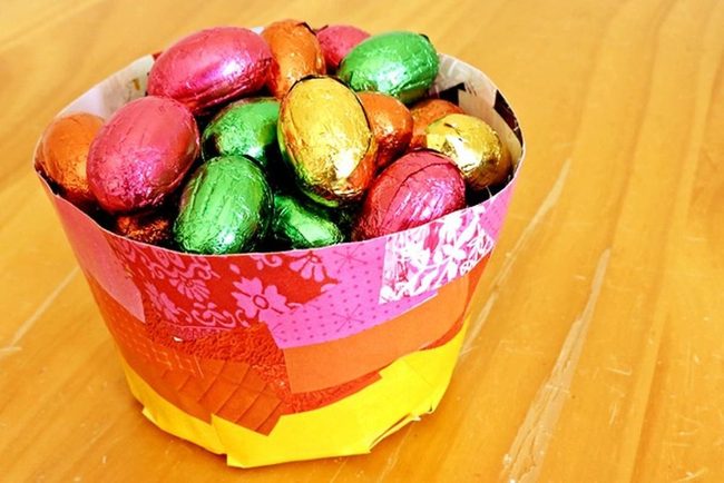 Metallic Foil Eggs Sparkle